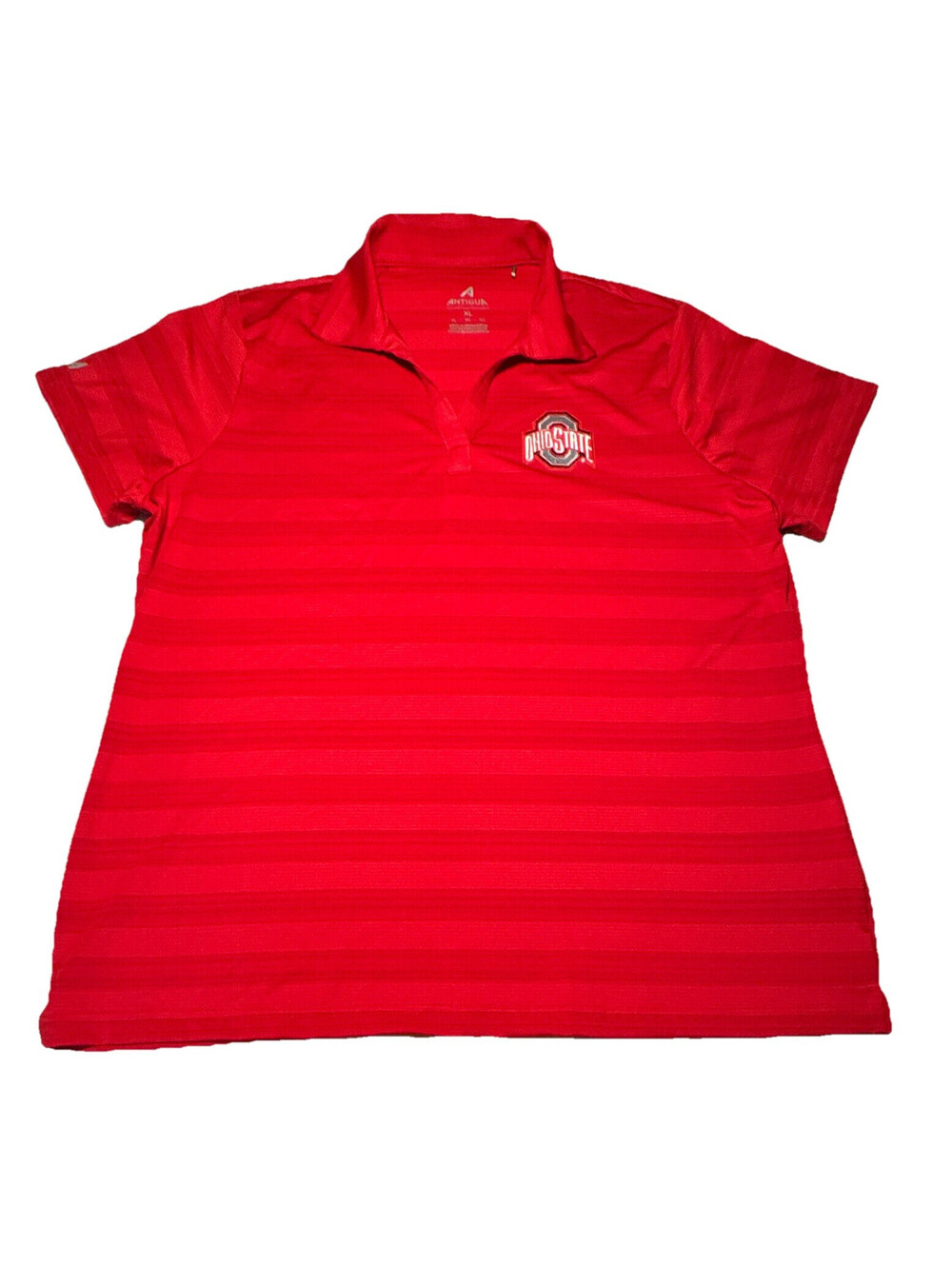 Antigua Ohio State Buckeyes Women’s Red Shirt XL 92% Polyester 8% Spandex   EUC